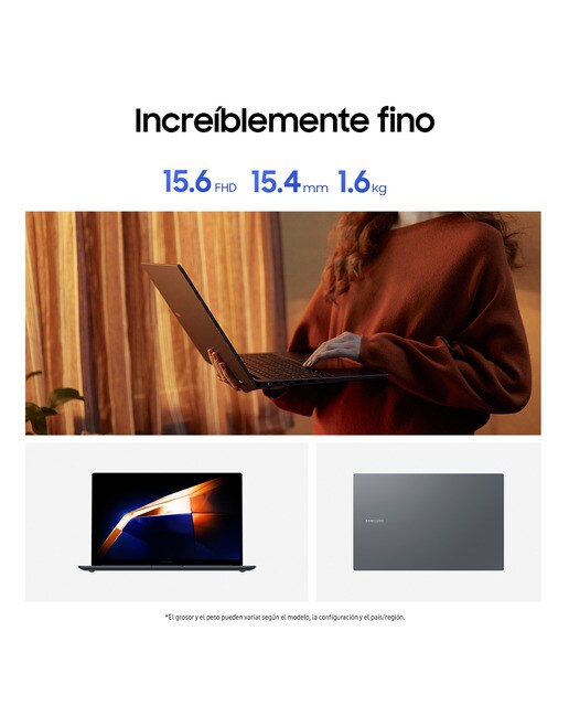 Portátil Samsung Galaxy Book4 NP750XGK-KG3ES, Intel Core 7 150U, 16GB, 512GB SSD, 15,6", W11 Gris Grafito-4