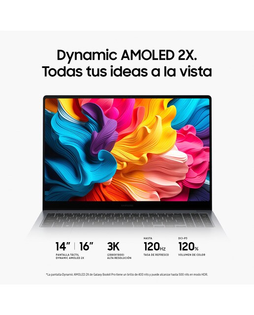 Portátil Samsung Galaxy Book4 Pro NP960XGK-KG2ES, Intel Core Ultra 7-155H, 16GB, 512GB SSD, 16", W11 Gris Grafito-4