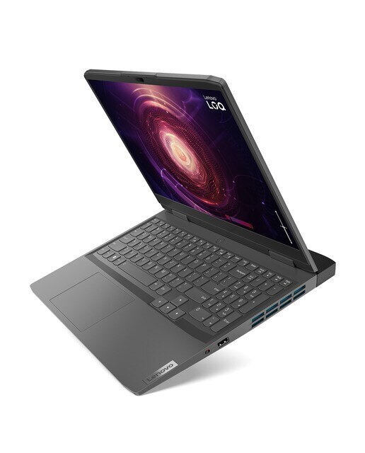 Portátil Gaming Lenovo LOQ 15IRH8, Intel Core i5-12450H, 16GB, 512GB SSD, 16GB, 512GB SSD, Nvidia GeForce RTX 4060 8GB, 15,6", FreeD0S Gris Tormenta-2