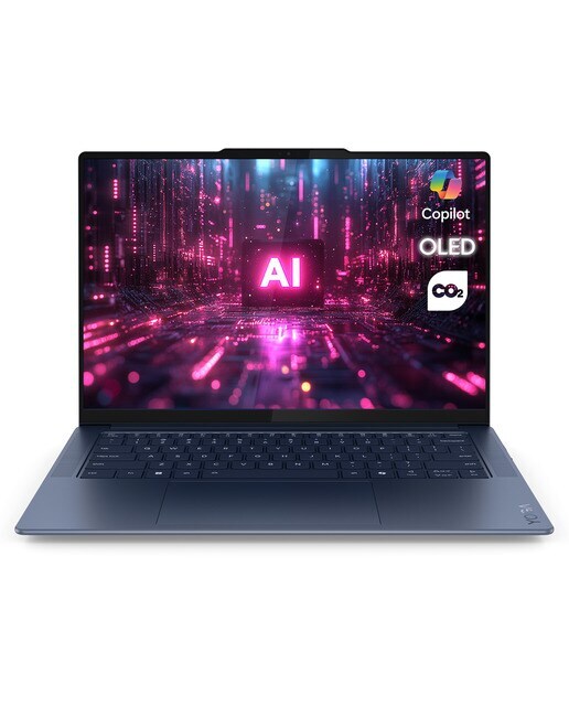 Portátil Lenovo Yoga Slim 7x Copilot+PC, Snapdragon X Elite X1E-78-100, 16GB, 512GB SSD, 14,5