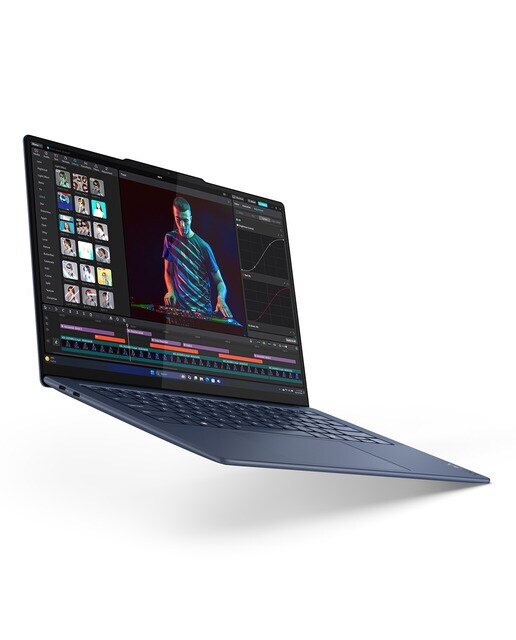 Portátil Lenovo Yoga Slim 7x Copilot+PC, Snapdragon X Elite X1E-78-100, 32GB, 1TB SSD, 14,5" OLED, W11 Azul cósmico-2