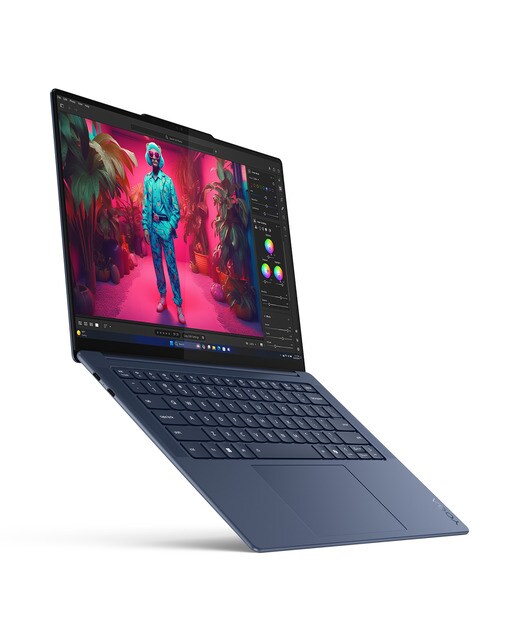 Portátil Lenovo Yoga Slim 7x Copilot+PC, Snapdragon X Elite X1E-78-100, 32GB, 1TB SSD, 14,5" OLED, W11 Azul cósmico-6