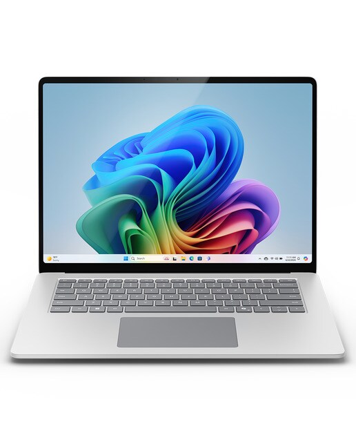 Microsoft Surface Laptop Copilot+PC, Snapdragon X Elite X1E-80-100, 16GB, 256GB SSD, 15", W11, Platino Platino-1