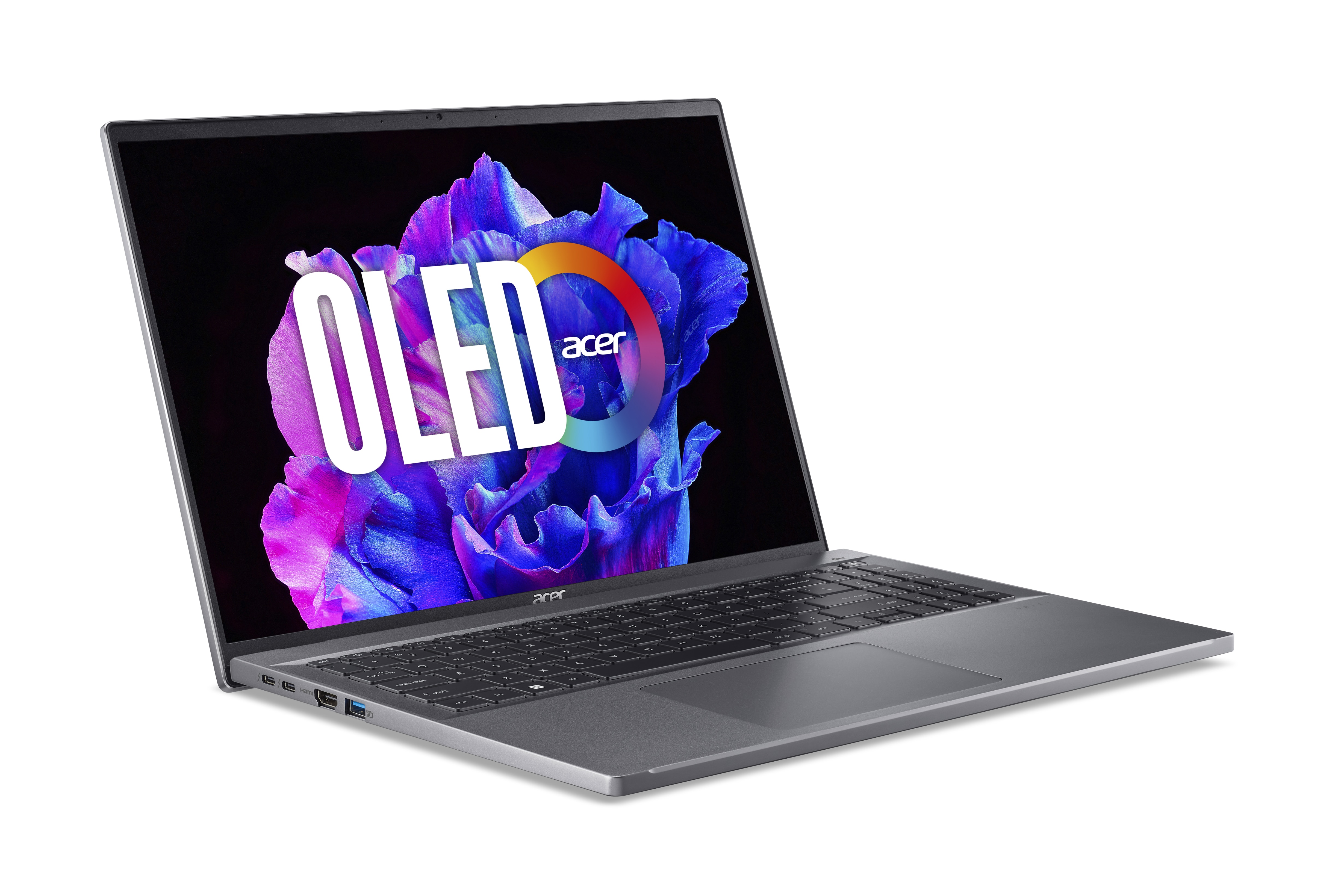 Imagen 4 de Portátil Acer Swift Go 16, Intel Core i7-1355U, 16GB, 1TB SSD, 16" OLED, W11 - Acero Acero