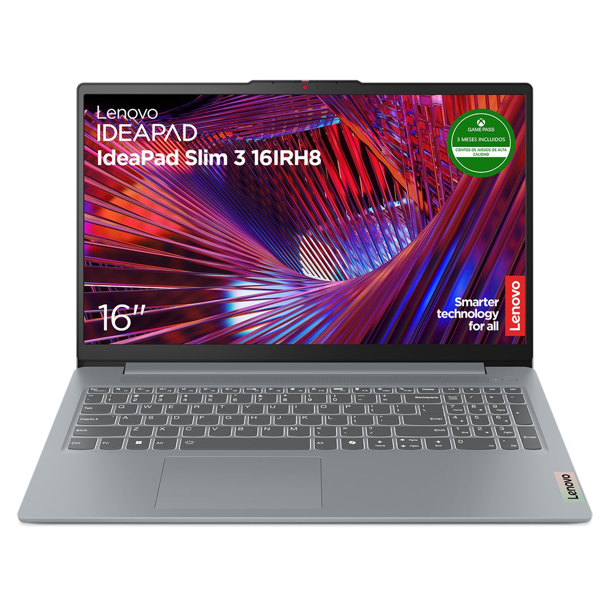 Portátil Lenovo IdeaPad Slim 3 16IRH8, i5-13420H, 16GB, 1TB SSD, 16", W11 Gris ártico-1