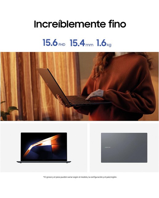 Portátil Samsung Galaxy Book 4 NP750XGJ-KG2ES, Intel Core i5-1335U, 16 GB, 512 GB SSD, 15,6", W11 Gris Grafito-4