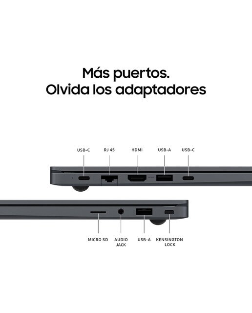 Portátil Samsung Galaxy Book 4 NP750XGJ-KG2ES, Intel Core i5-1335U, 16 GB, 512 GB SSD, 15,6", W11 Gris Grafito-5