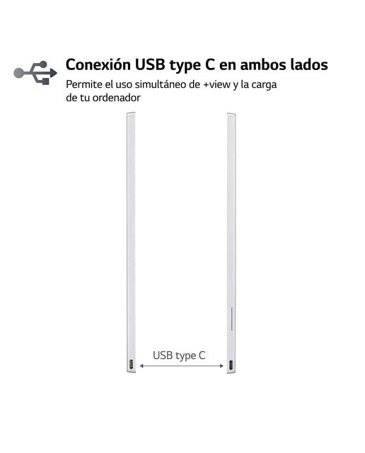 Monitor portátil PC 40,6 cm (16") LG gram +view, 60 Hz, WQXGA IPS, rotación automática 2