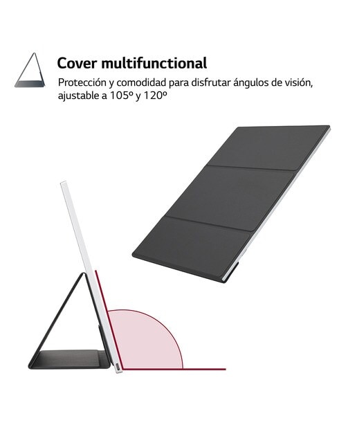 Monitor portátil PC 40,6 cm (16") LG gram +view, 60 Hz, WQXGA IPS, rotación automática 3
