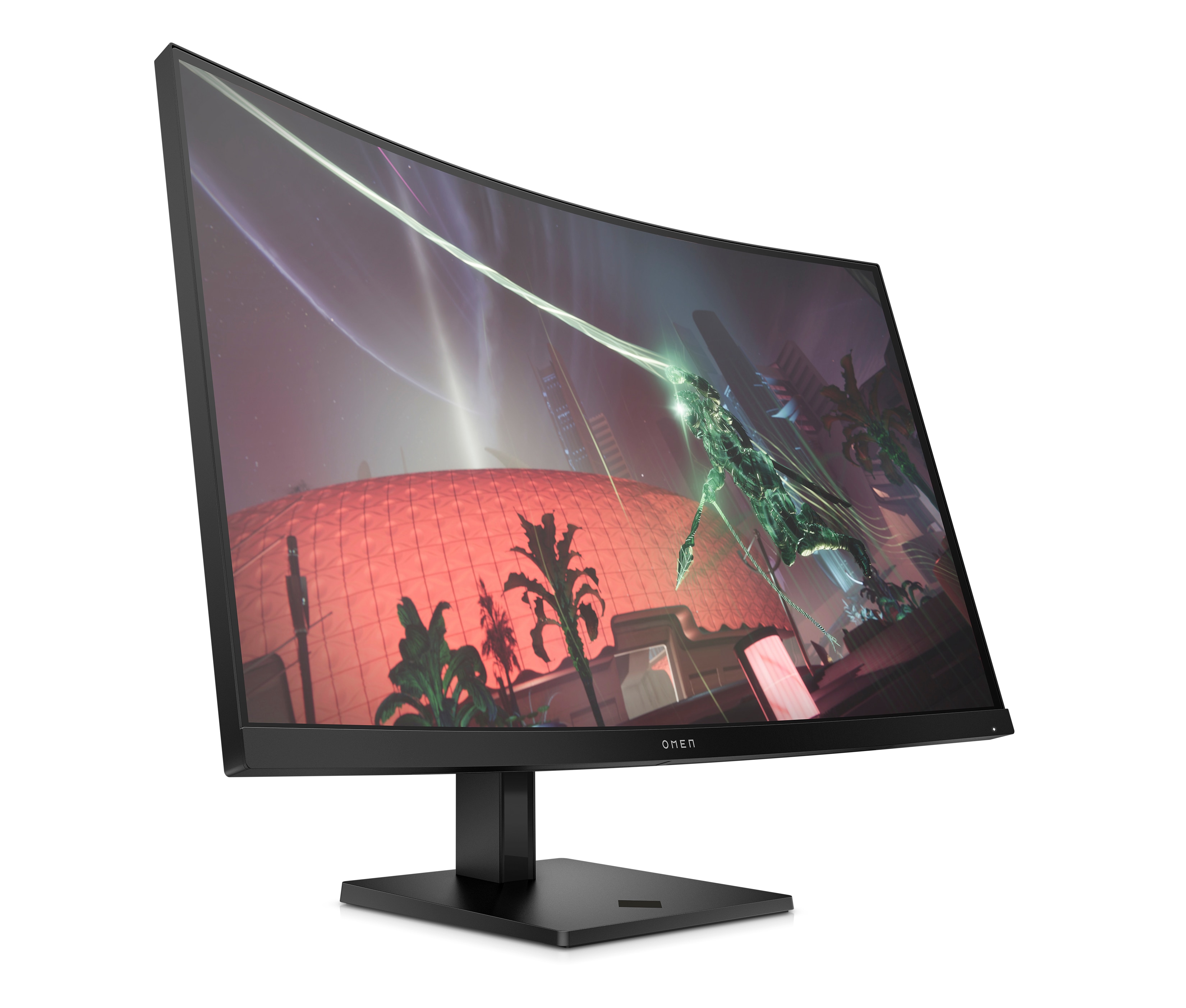 Monitor PC Gaming 31,5" (80 cm) HP OMEN 32c Curvo, 165 Hz, QHD, AMD FreeSync Premium Preto-2