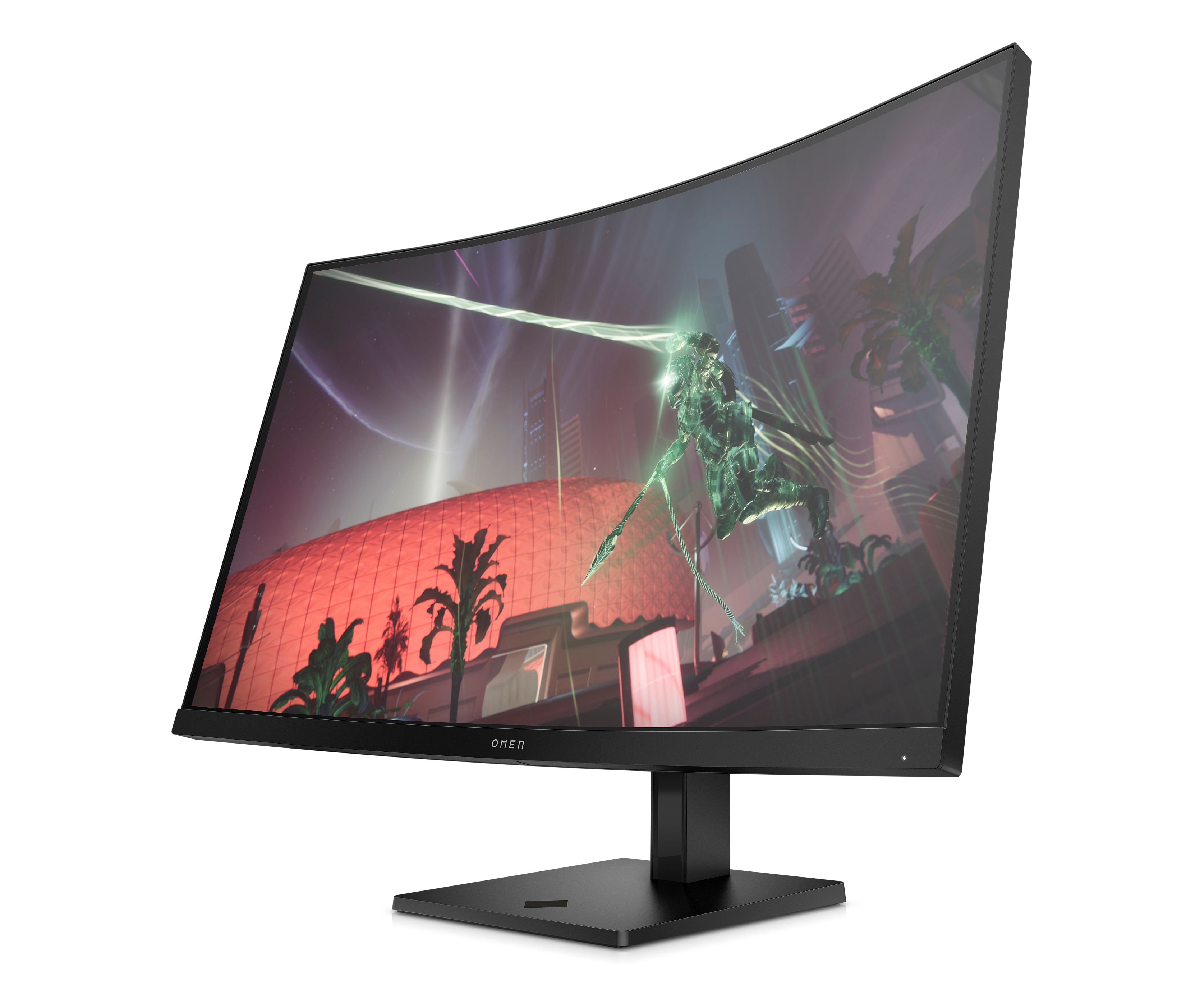 Monitor PC Gaming 31,5" (80 cm) HP OMEN 32c Curvo, 165 Hz, QHD, AMD FreeSync Premium Preto-4
