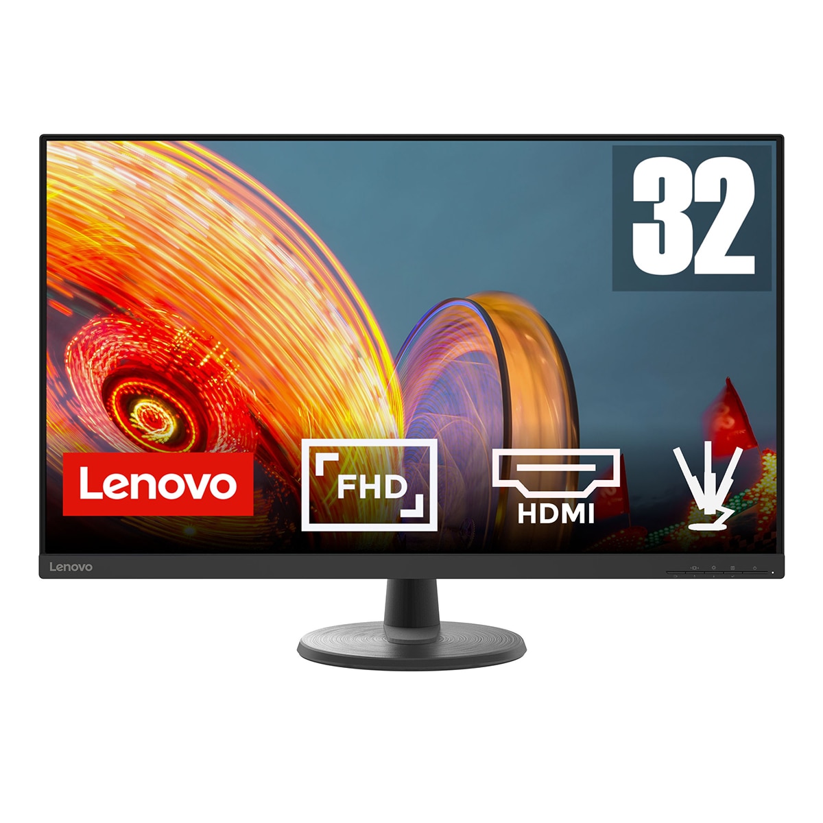 Monitor PC 80 cm (31,5") Lenovo D32-40, 60 Hz, Full HD 1