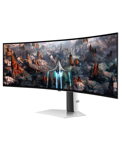 Monitor PC Gaming Curvo 49" (124,5 cm) Samsung Odyssey Oled Neo G9, 240 Hz Prata-2