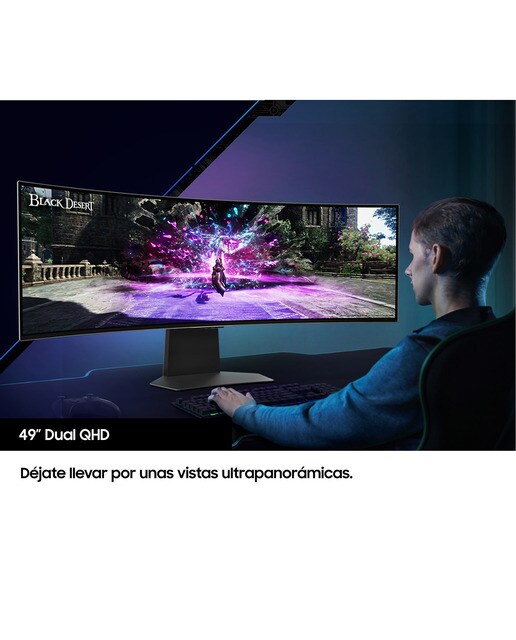 Monitor PC Gaming Curvo 49" (124,5 cm) Samsung Odyssey Oled Neo G9, 240 Hz Prata-6