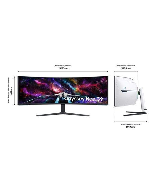 Monitor PC curvo 57" (144,7 cm) Samsung Odyssey Neo G9, DUHD, 240 Hz, VESA DisplayHDR 1000 Blanco-5