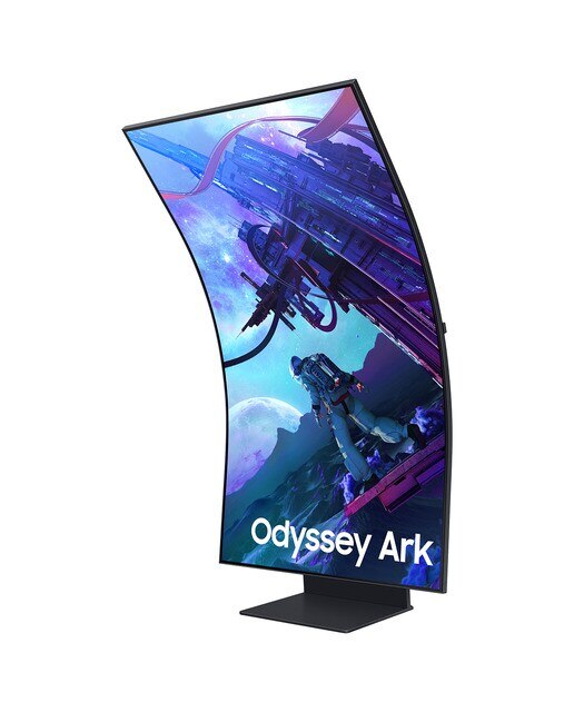 Monitor PC Gaming curvo 55" (139,7 cm) Samsung Odyssey Ark, UHD, Smart TV Apps, - Blanco Blanco-9