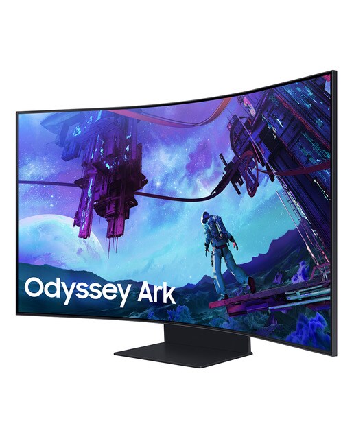 Monitor PC Gaming curvo 55" (139,7 cm) Samsung Odyssey Ark, UHD, Smart TV Apps, - Blanco Blanco-10