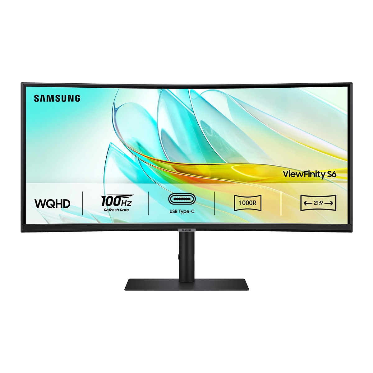 Monitor PC Curvo 34" (86,3 cm) Samsung Profesional ViewFinity S6 UWQHD, 100 Hz, HDR10, FreeSync Preto-1