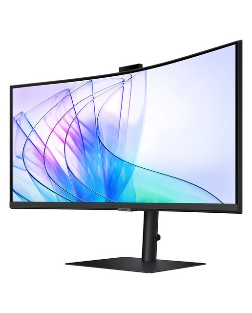 Monitor PC curvo 34" (86,3 cm) Samsung Profesional ViewFinity S6, UWQHD, 100 Hz, con Webcam, HDR10, FreeSync Negro-4