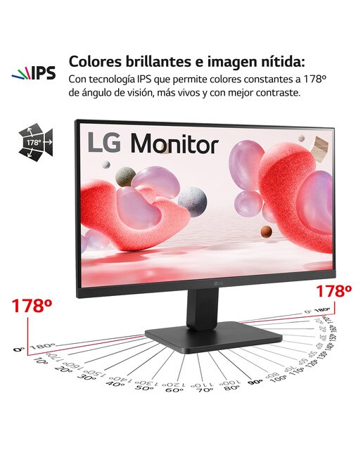 Monitor PC 60,4 cm (23,8") LG 24MR400-B, 100 Hz, IPS Full HD - Negro Negro-2
