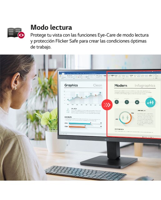 Monitor PC curvo 80cm (31,5") LG 32MR50C-B, 100 Hz, AMD FreeSync Premium Negro-7
