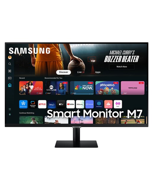 Samsung - Monitor PC Samsung Smart Monitor M7 81,2 cm (32") 60 Hz, UHD, HDR10, Funciones Smart.