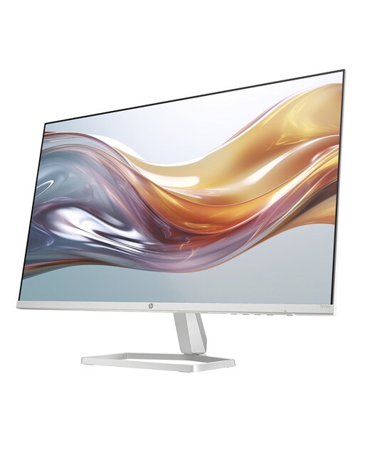 Monitor PC 68,6 cm (27") HP S5 527sw, 100 Hz FHD IPS antirreflectante y certificación Eyesafe Plata / Blanco-4