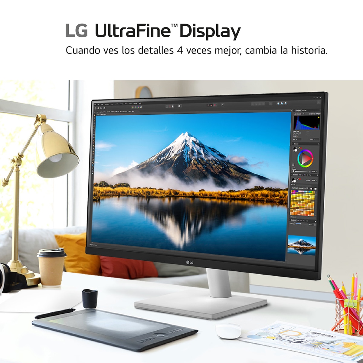 Monitor PC 68,58" (27") 27US500-W.AEU 60 Hz, UHD 4K, IPS Blanco-8
