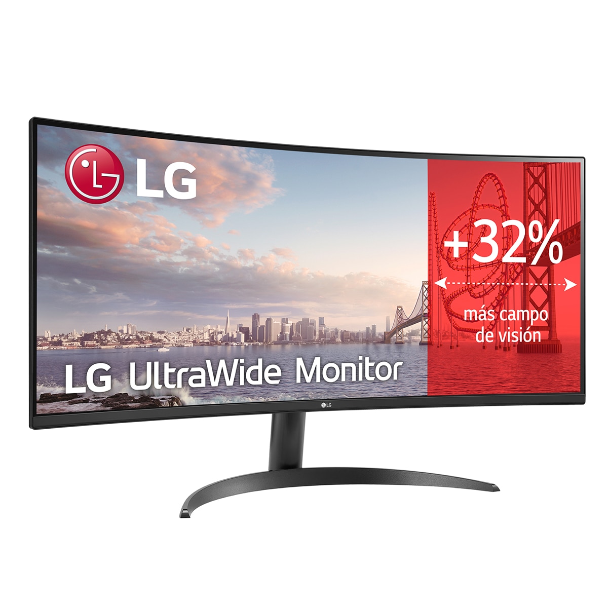Imagem 0 de Monitor Curvo LG Ultrawide 34WR50QK-B de 86,42 cm (34"), 100 Hz, UWQHD, 21:9