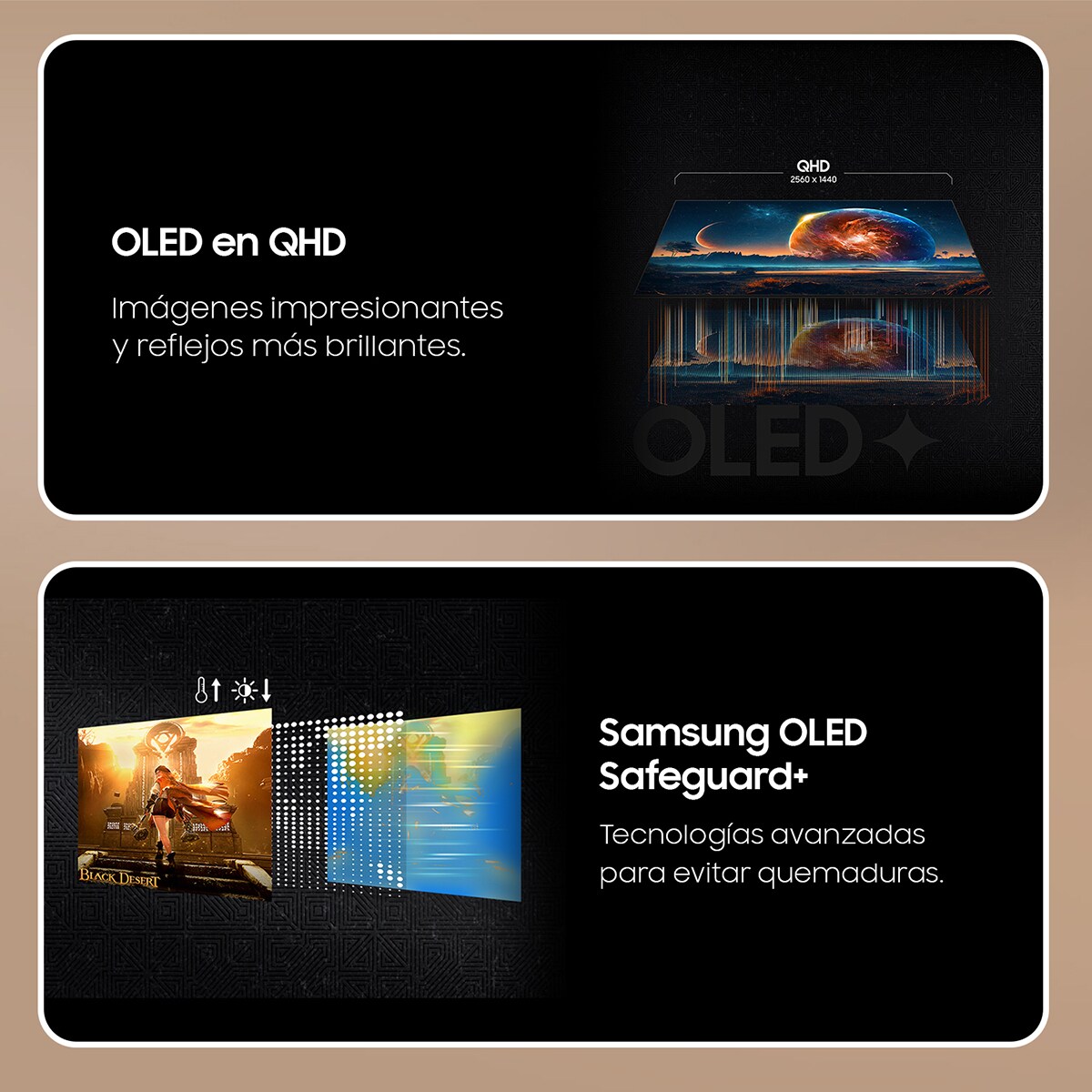 Monitor PC Gaming 68,58 cm (27") Samsung Odyssey G6 OLED LS27DG610SUXEN, 240 Hz, QHD, FreeSync Premium Pro Plata-3