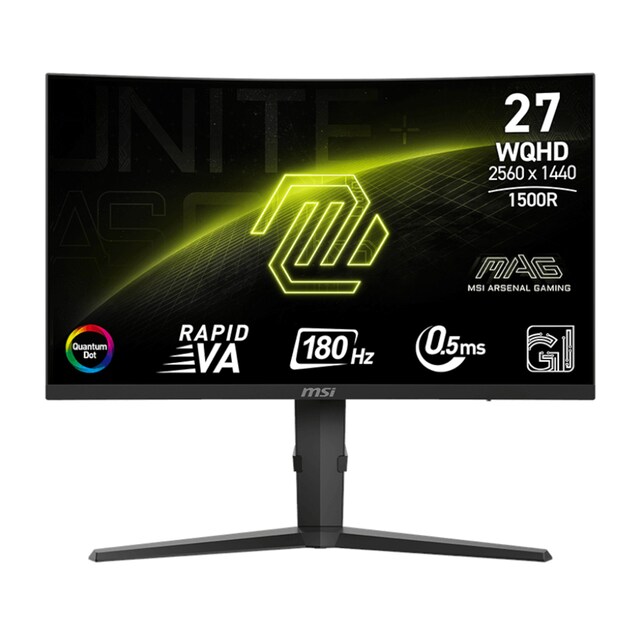 Imagen 0 de Monitor PC Gaming curvo 68,5cm (27") MSI MAG 275CQRF QD E2, 180 Hz, WQHD