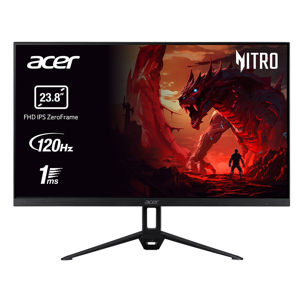Imagen 0 de Monitor PC Gaming 60cm (23,8") Acer Nitro KG243YG0bmix, 120 Hz Full HD ZeroFrame IPS, AdaptiveSync