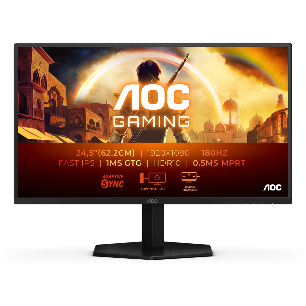 Imagen 0 de Monitor PC Gaming 62,2cm (24,5") AOC 25G42E, 180 Hz, Full HD, HDR10, FreeSync Premium, compatible G-Sync