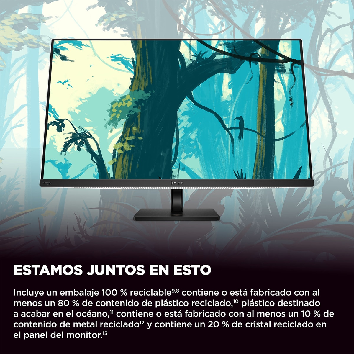 Monitor Gaming HP OMEN Transcend 32, 240Hz, 31,5" UHD QD-OLED, AMD FreeSync Premium Pro y compatible con NVIDIA G-SYNC Blanco / Negro Blanco / Negro-12