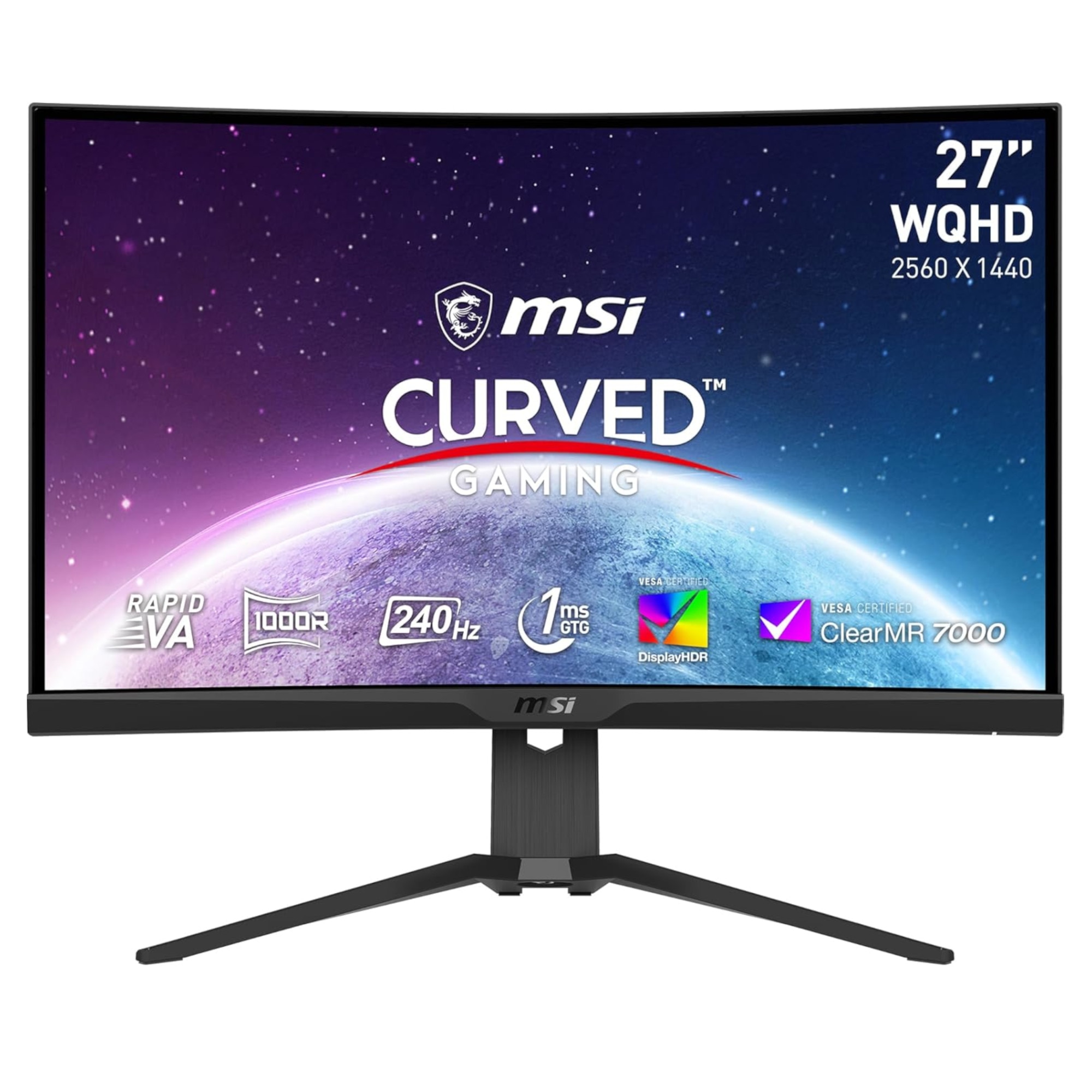 Imagen 0 de Monitor PC Gaming curvo 68,5cm (27") MSI MPG 275CQRXF, 240 Hz, WQHD