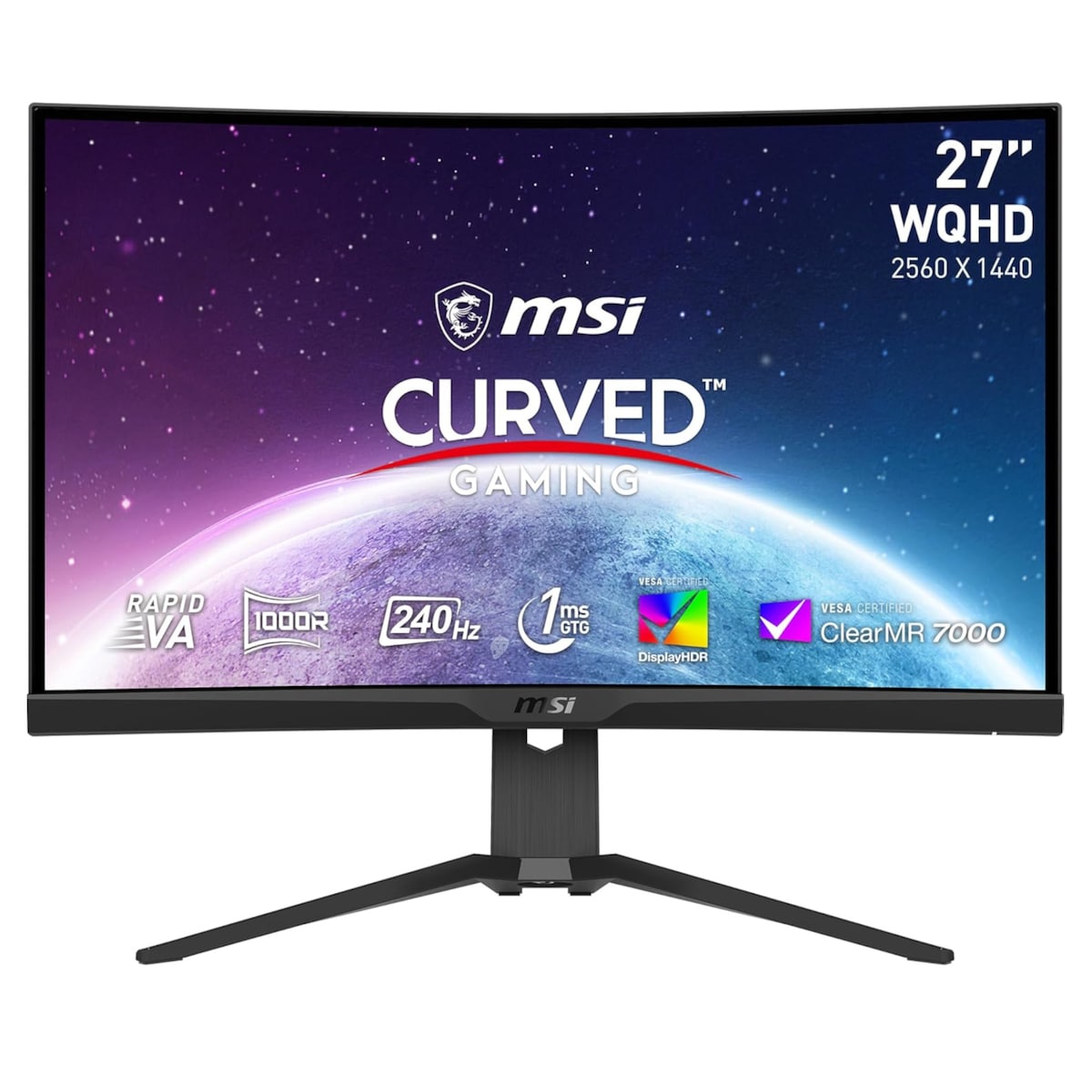 Monitor PC Gaming curvo 68,5cm (27") MSI MPG 275CQRXF, 240 Hz, WQHD Negro-1