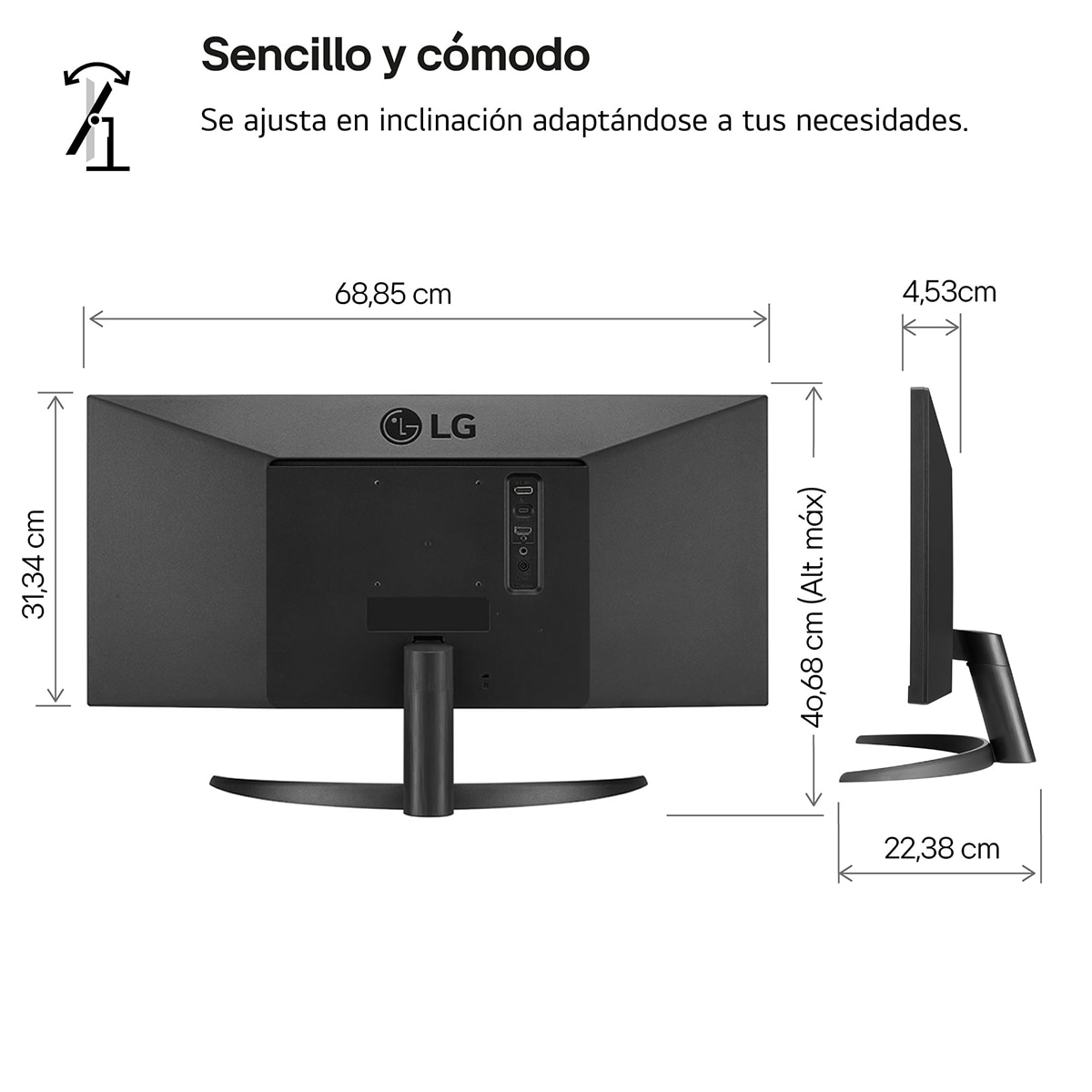 Monitor PC curvo 73cm (29") LG UltraWide 29WQ60A-B, 100 Hz, Full HD IPS Negro-2