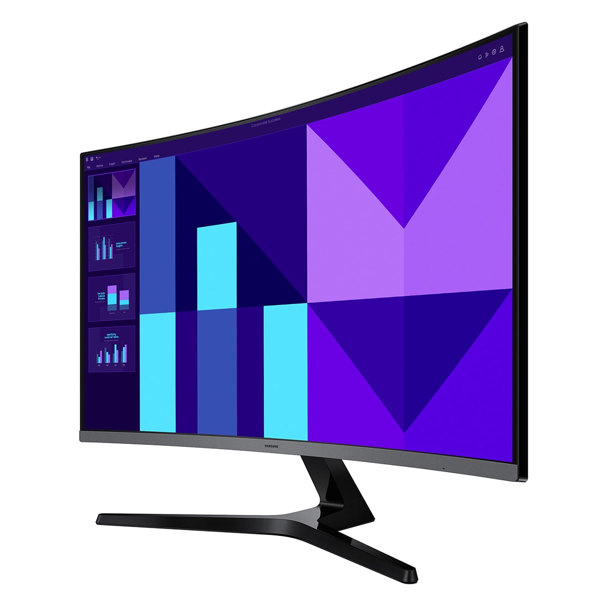 Monitor PC curvo 81,2cm (32") Samsung Essential S30GD, 100 Hz, Full HD Negro-5