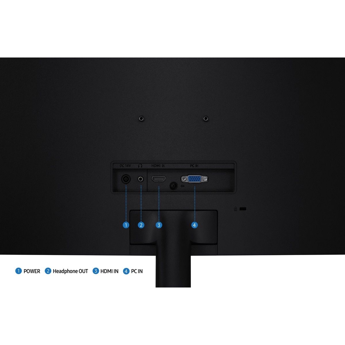 Monitor PC curvo 81,2cm (32") Samsung Essential S30GD, 100 Hz, Full HD Negro-8