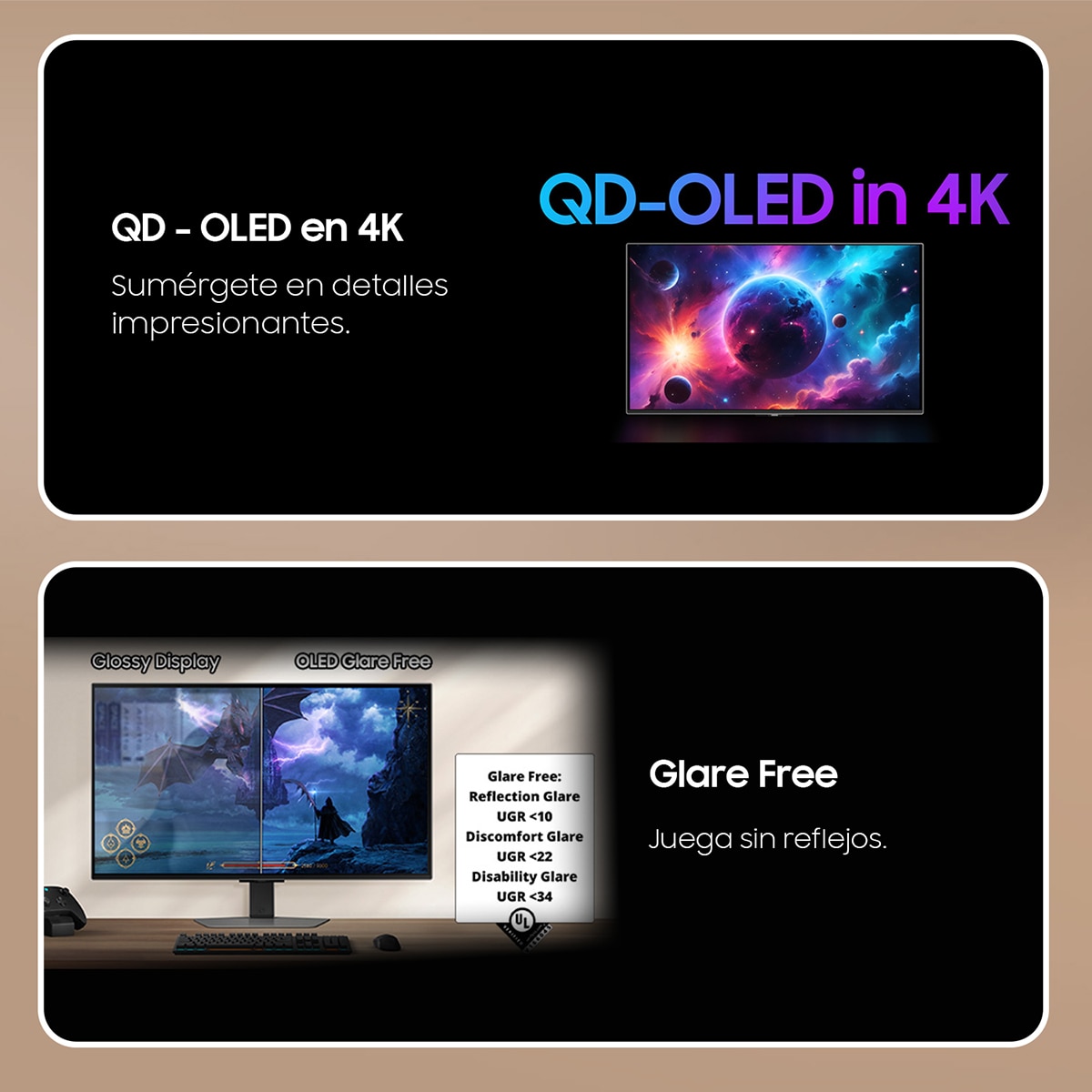 Monitor PC Gaming 81,2cm (32") Samsung Odyssey Oled G8 - G81SF, 240 Hz, UHD 4K Plateado-3