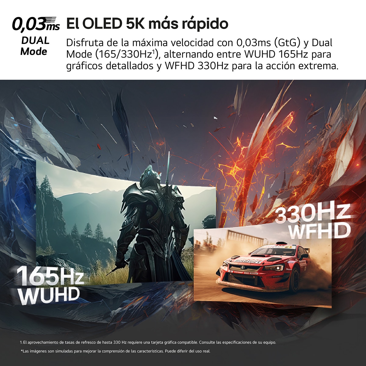 Monitor PC Gaming curvo 113cm (45") LG UltraGear 45GX950A-B, 165Hz, OLED 5K2K Gris-5