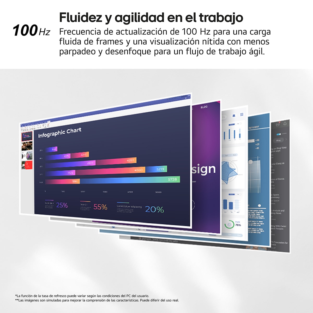 Monitor PC curvo 69cm (27") LG 27U421A-B, 100Hz, Full HD Negro mate-5