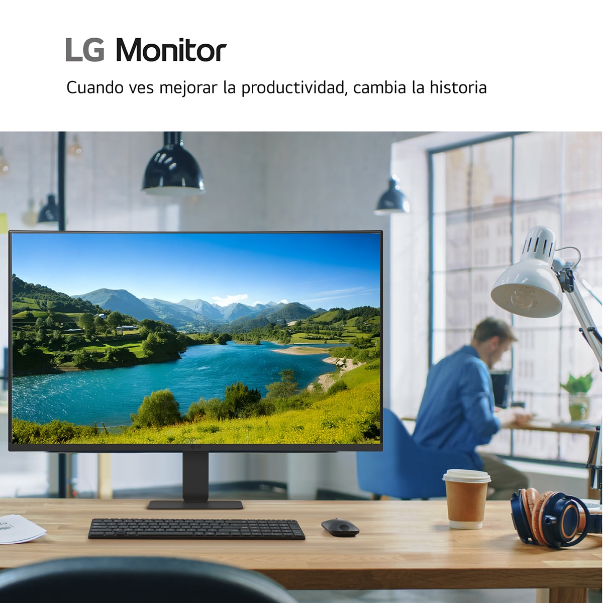 Monitor PC curvo 69cm (27") LG 27U421A-B, 100Hz, Full HD Negro mate-15
