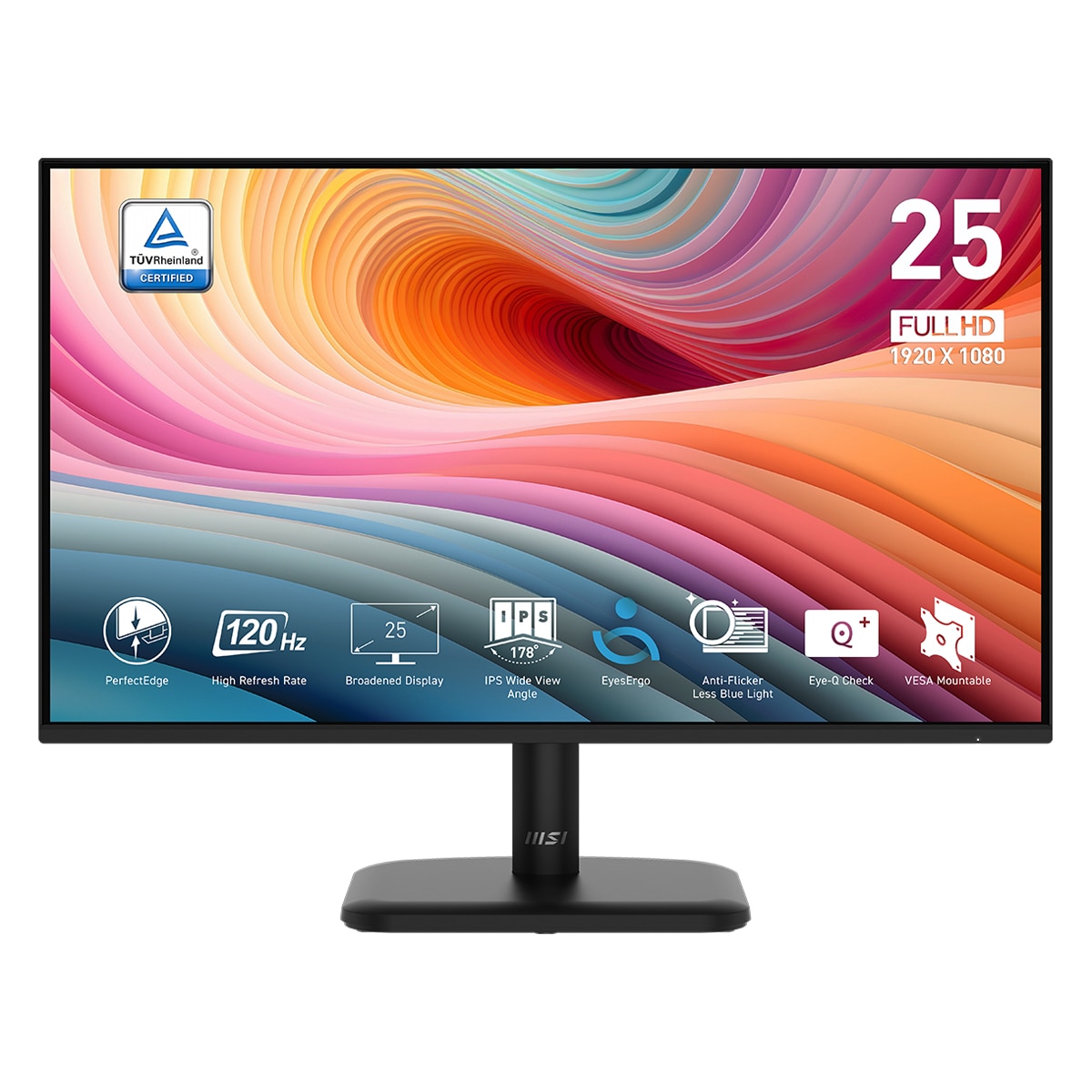 Imagen 0 de Monitor PC 62cm (24,5") MSI PRO MP251L E2, 120 Hz Full HD IPS