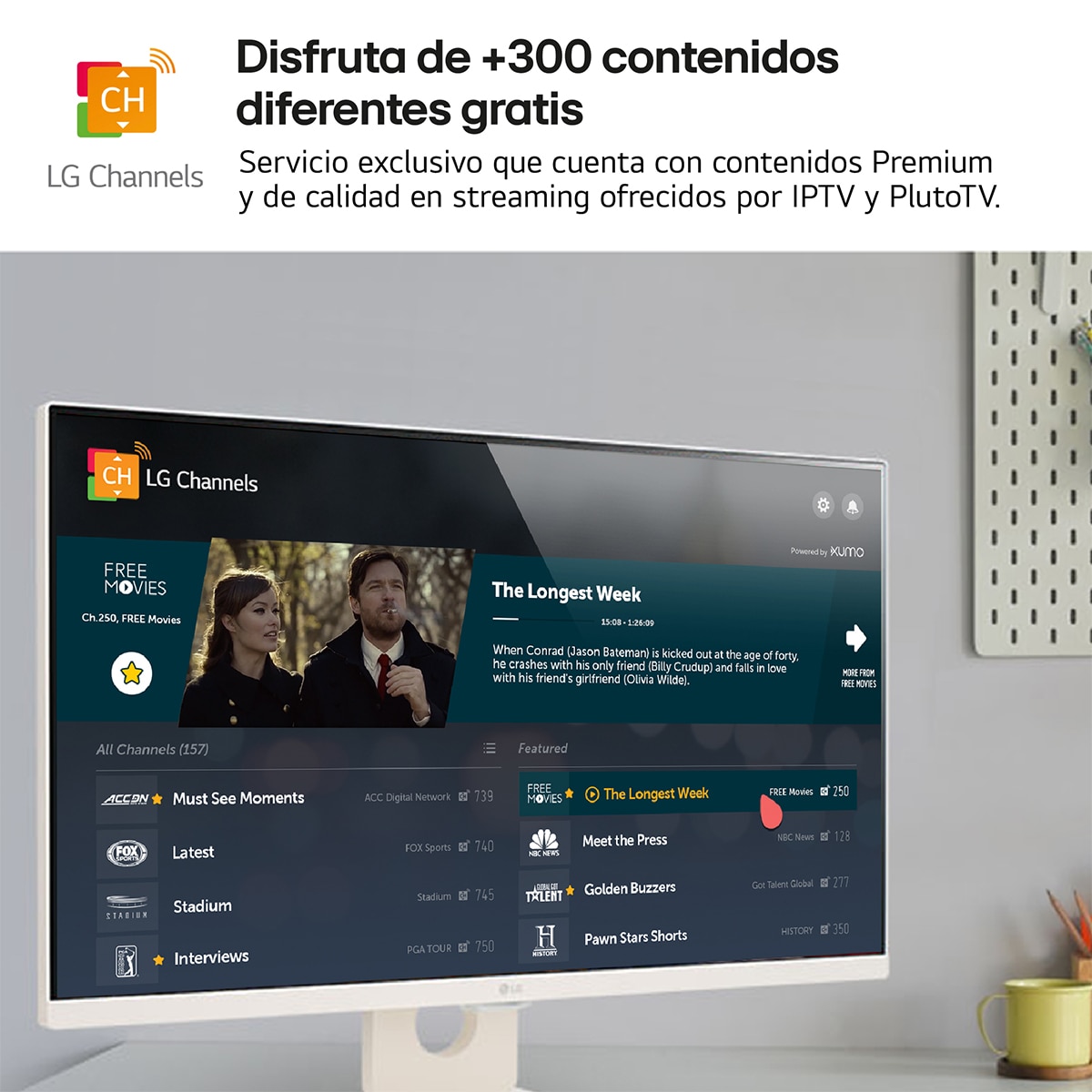 Monitor PC 68,5cm (27") LG MyView Smart Monitor 27U511SA-W, 100 Hz, Full HD Blanco-7