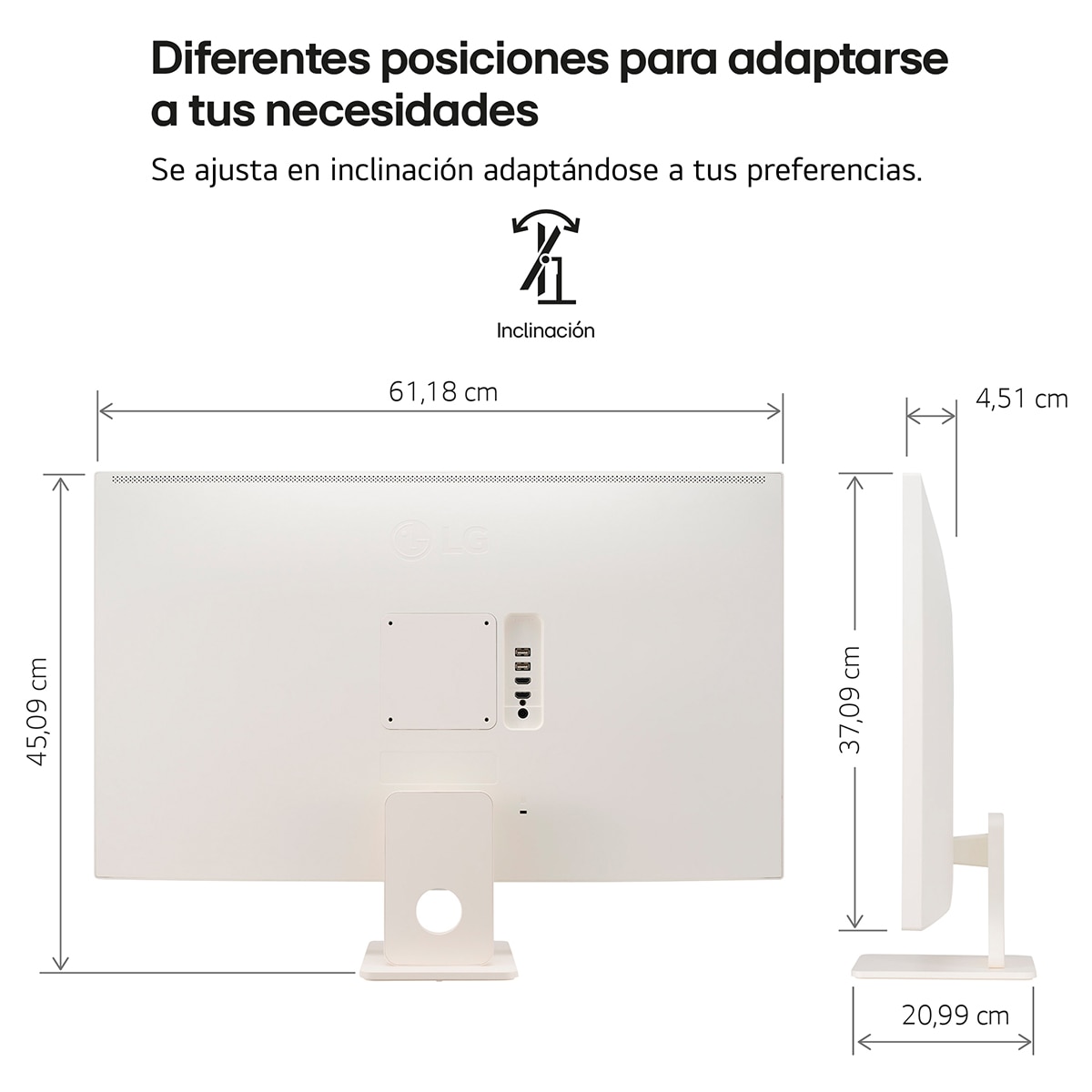 Monitor PC 68,5cm (27") LG MyView Smart Monitor 27U511SA-W, 100 Hz, Full HD Blanco-10