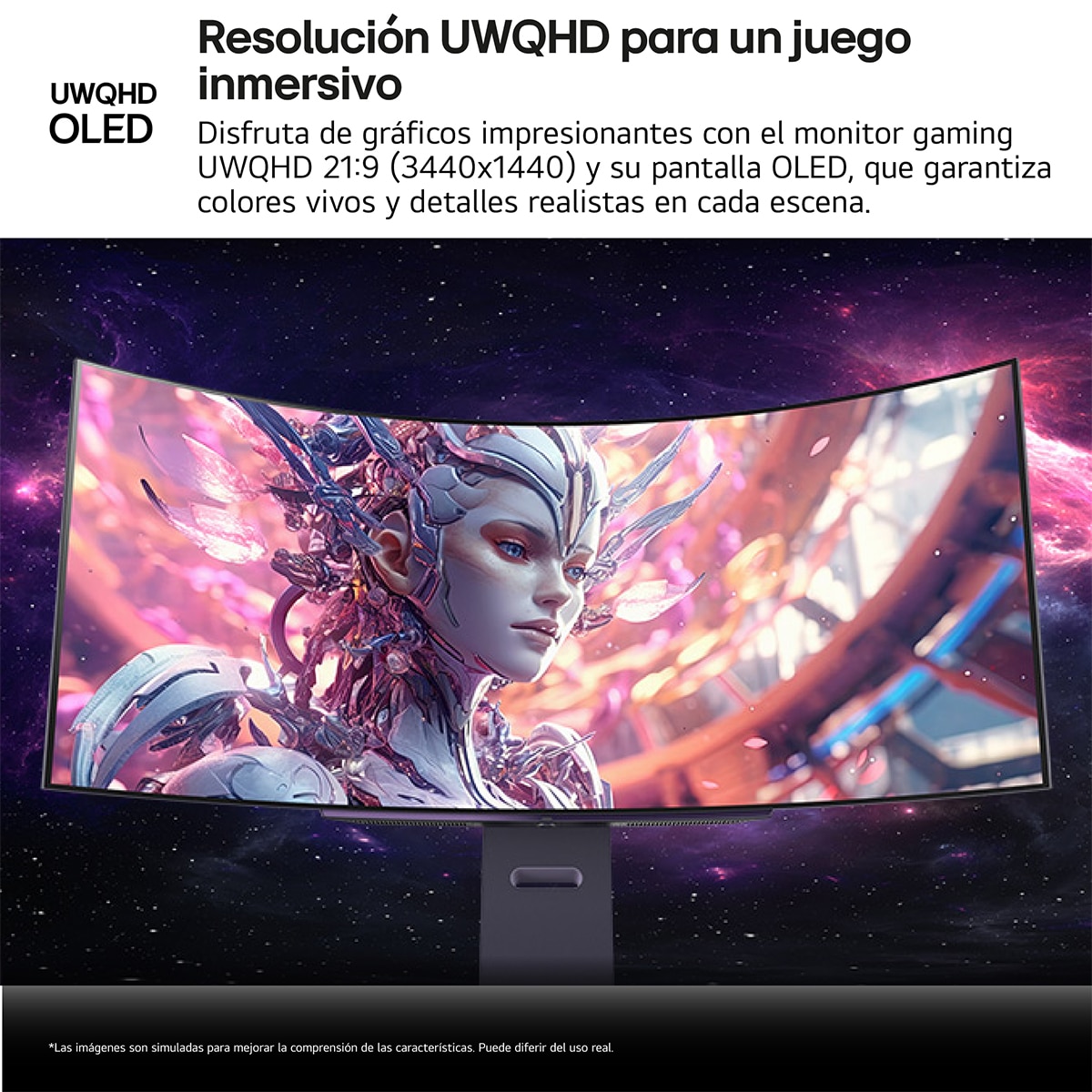 Monitor PC Gaming curvo 113cm (45") LG UltraGear OLED 45GX90SA, 240Hz, QHD, con Smart TV LG webOS AI Gris-8