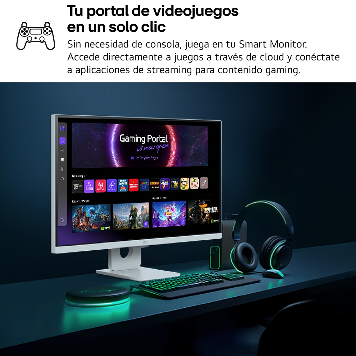 Monitor PC 68cm (27") LG Smart Monitor 27U731SA-W, 60 Hz, UHD 4K Blanco-9