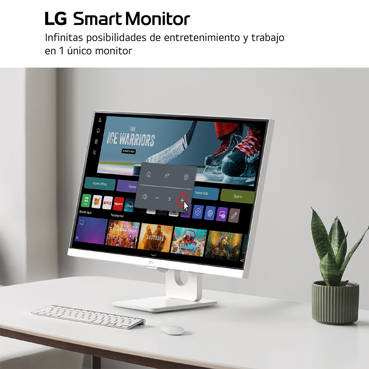 Monitor PC 68cm (27") LG Smart Monitor 27U731SA-W, 60 Hz, UHD 4K Blanco-16