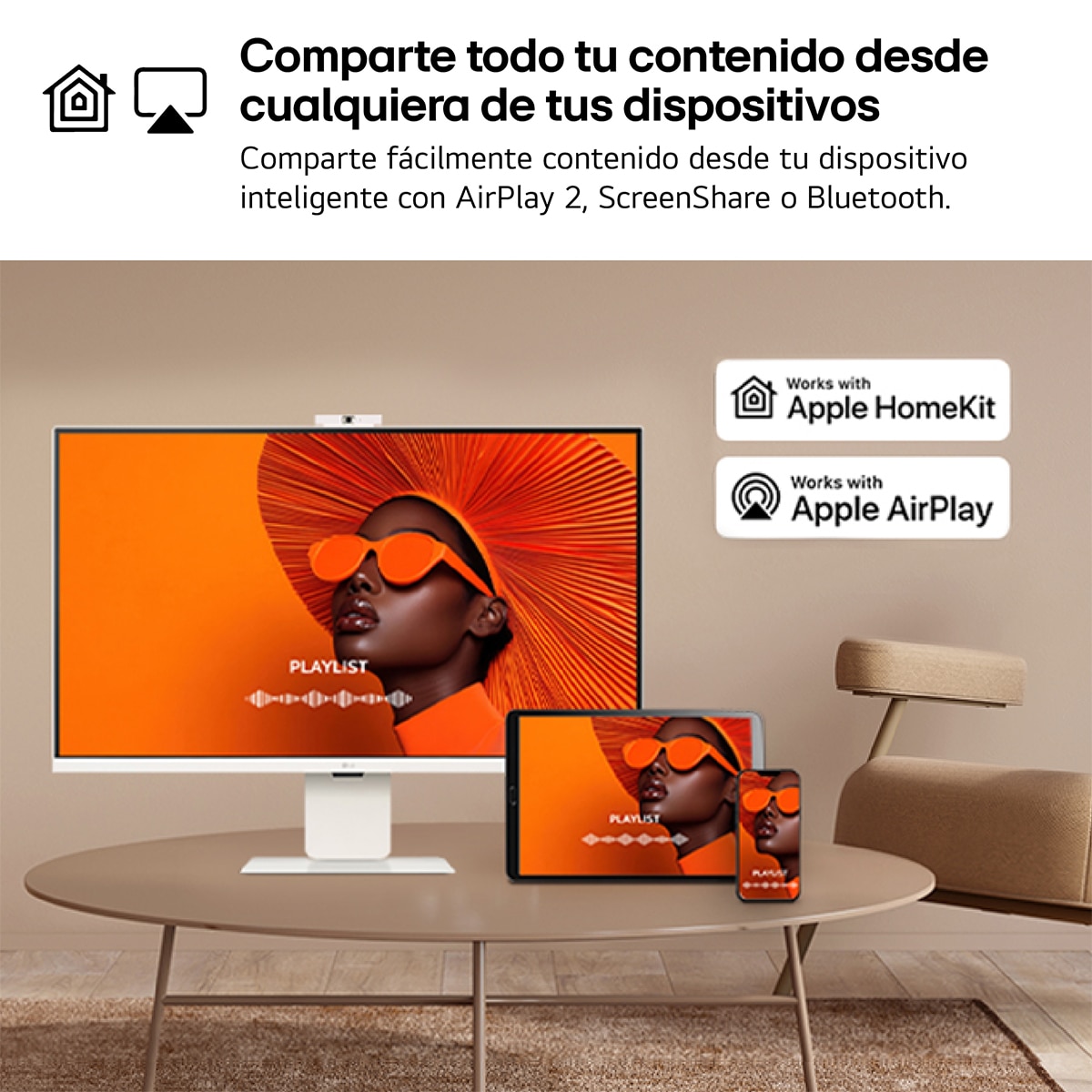 Monitor PC 80cm (32") LG Smart Monitor 32U850SA-W, 60 Hz, UHD 4K Blanco-7